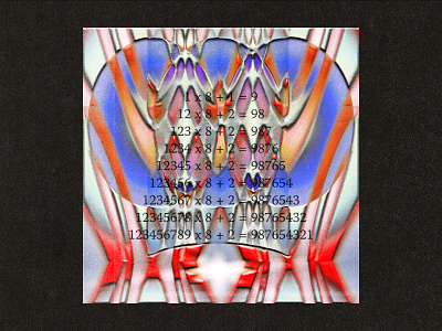 =math 3d abstract album art album artwork album cover experimental pattern photoshop