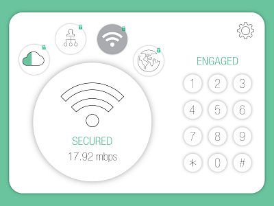 021 Home Monitoring dailyui home monitoring streamline ui ux