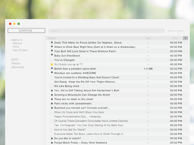 038 Email Client 038 dailyui email email client ui