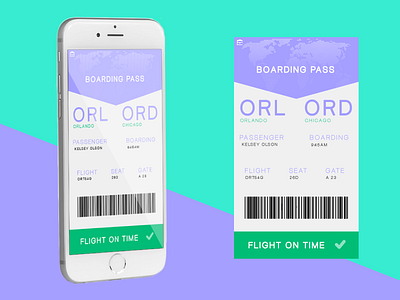 074 Boarding Pass 074 aviation boarding pass dailyui mobile pass ticket ui ux