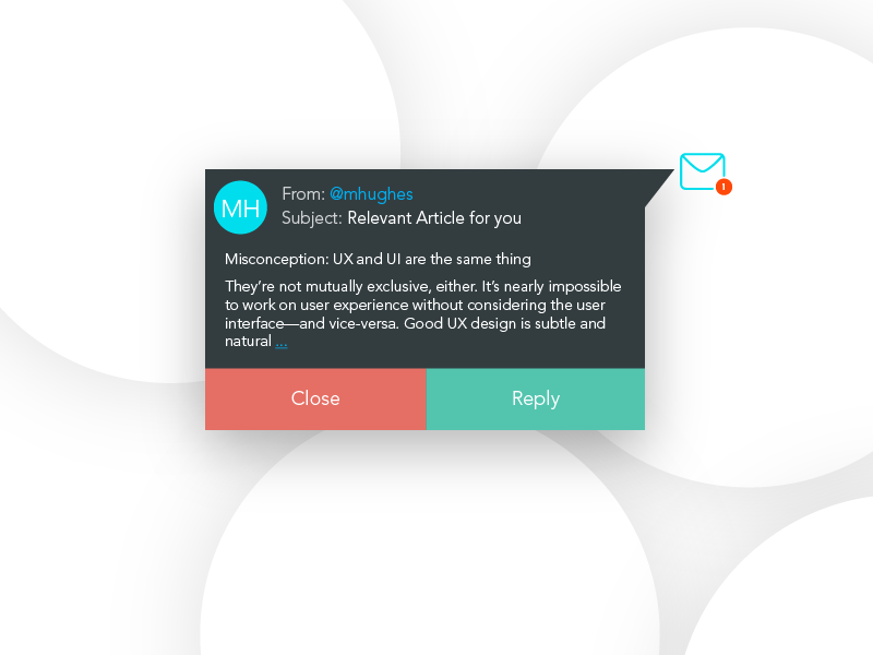 099 Message Notification by Kelsey Olson on Dribbble