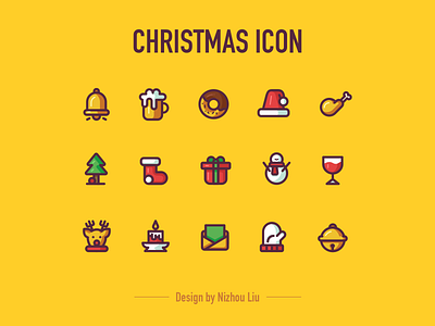 Christmas Icon 图标 插图