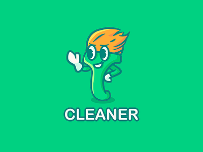 Cleaner illustration logo