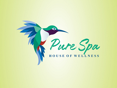 Pure Spa Bird Logo