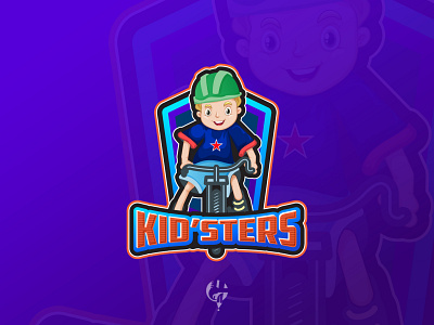 Kids Bike Mascot for the trainer bike bike app bike ride custom type illustration kids kids illustration logo logo design mascot mascot character mascot design mascot logo mascotlogo trainer vector