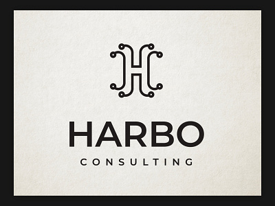 A minimal lineart logo design for consulting!