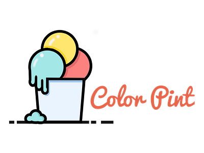 Color Pint store logo brand logo store