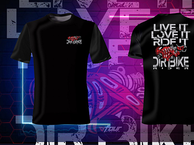 Dirtbike T-shirt Designs Live it Love it Ride it branding design graphic design vector