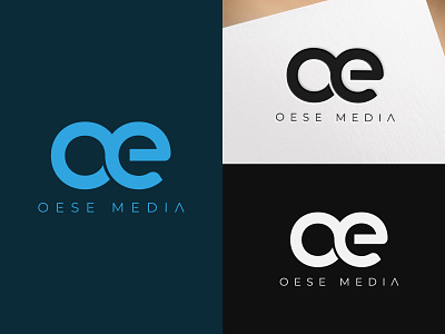 This is modern logo design project for OESE MEDIA app branding design graphic design illustration logo vector