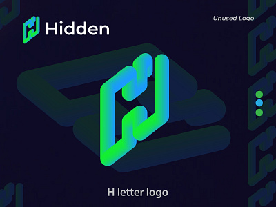 H letter logo design-Hidden logo Concept