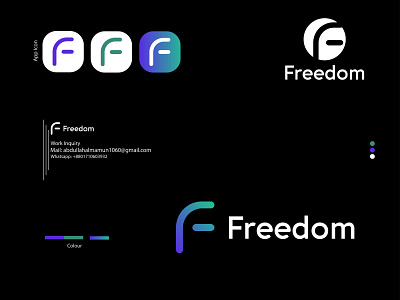 F logo Concept,unused, modern, minimal, brand identity design