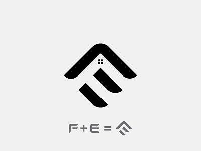 FE logo,unused, modern, minimal, real estate logo