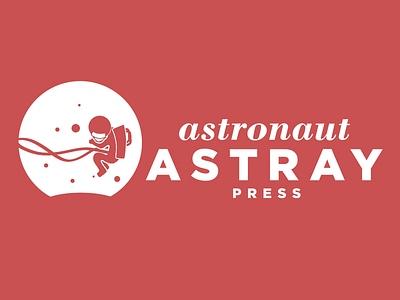 Astronaut Astray astronaut logo mark space