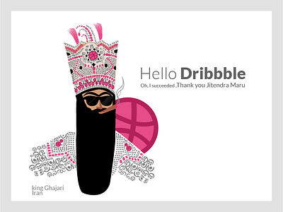 Hello dribbble! ghajari hello thankyou