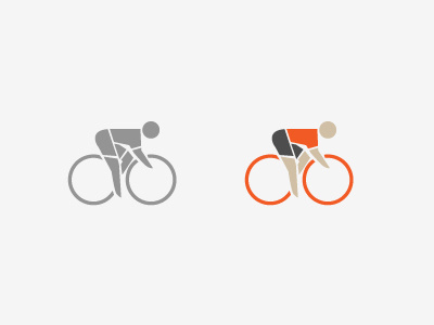 Cycling glyphs app bicycle glyph grey icon olympics orange service simple sport tv web