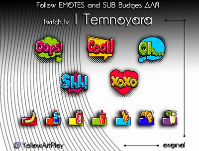 EMOTE for Streamer - Temnoyara ^) branding design emote icon illustration logo smile twitch смайлы