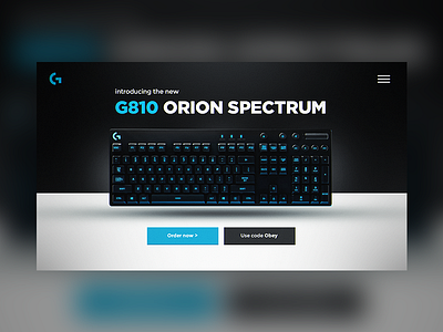 G810 Orion Spectrum ad advert advertisement g810 logitech mice sponsor
