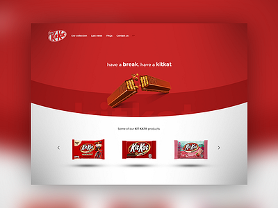 ThirtyUI Day #1 - KitKat® Homepage