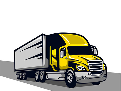 moving truck vector
