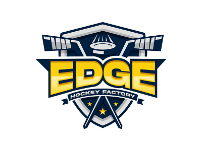 Hockey Emblem Logo 3d design graphic design logo vector