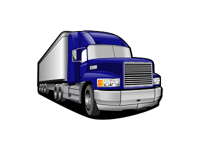 Truck Illustration 3d design graphic design illustration logo vector