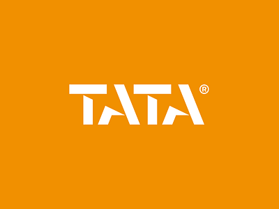 TATA® / logotype 📐 architecture brand cut design graphic graphicdesign identity logo logodesign logotype mark modern tata type typography