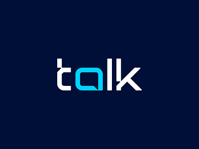 TALK 💬 / logotype art brand design designer graphic hire logo logodesign logographic logotype smart talk type typographic typography