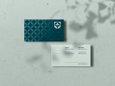 UTOPIA® / Medicinal Herbs brand branding business businesscard card design designer icon identity logo logodesign logodesigner mark print utopia