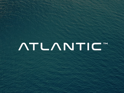 ATLANTIC™ / redesign logotype ✏ atlantic brand branding design designer identity letter logo logodesign logodesigner logotype mark redesign type typography