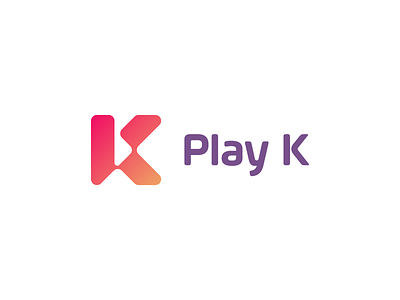 ▶ Play K / logo design ✏ arrow brand branding design designer favicon icon identity logo logodesign logodesigner mark modern play typography