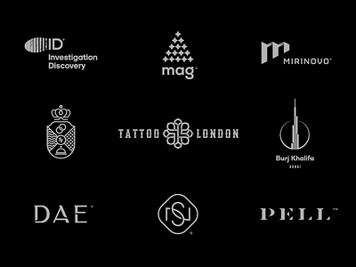 9 Logos & Marks / part I behance brand branding design designer icon identity logo logodesign logodesigner logofolio logoset logotype mark portfolio studio type typoraphy