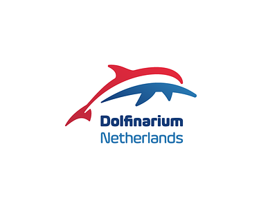 Dolfinarium Netherlands / logo 🐬 animal app branding clean design designer dolphin flag graphicdesign identity illustration logo logodesigner mark minimal netherland netherlands sea ui vector