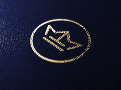 Mennica Małopolska / Mint Malopolska blue branding crown elegant gold logo modern redesign simple visual