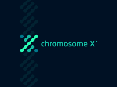 Chromosome X biology blue body chromosome dna genetics green human logo science x y