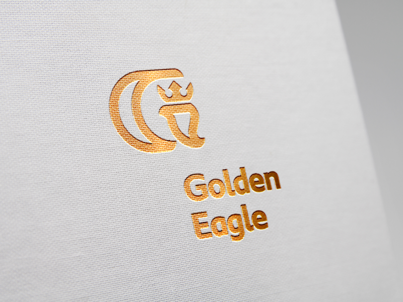 Golden Eagle Logo By Usarek Studio On Dribbble