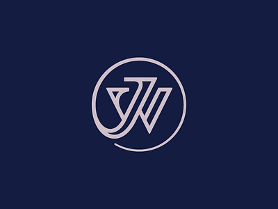 Jachty Wiszniewski / monogram JW branding design designer graphic identity jw letter mark minimalism monogram premium sea ship water yachts