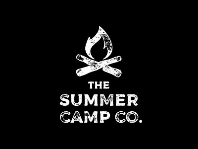 The Summer Camp Co. / apparel brand 🔥 apparel brand branding design designer fire hire logo logodesigner mark summer texture ui ux web