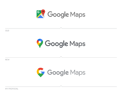 Google Maps / logo redesign concept app brand concept design designer location logo logodesign logodesigner map maps proposal redesign refresh