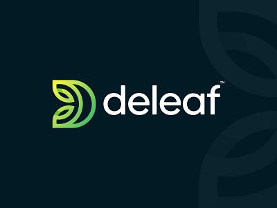 D + Leaf Logo Mark