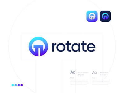 R + O for Rotate - R + O Logo Mark