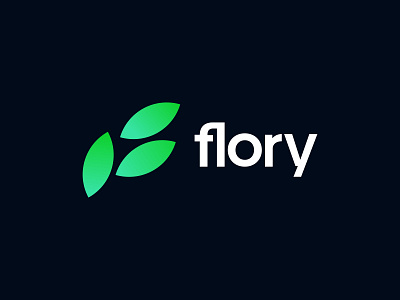 F + Leaf | Flory Logo Mark