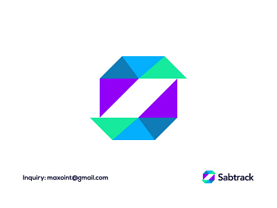 Letter S Abstract Logo Design Concept