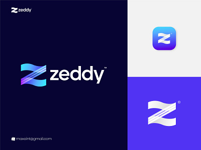 Z Modern Tech Logo Design