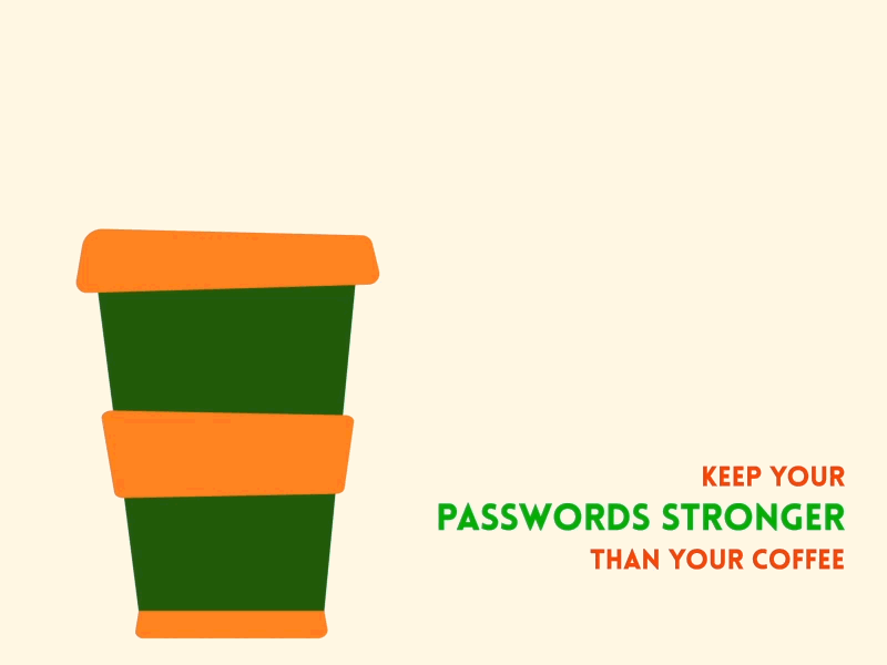 Strong Password animation cyber security motion graphics