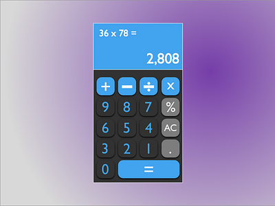 Daily UI #004 calculator daily ui