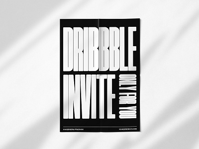 Dribbble Invite Only For You