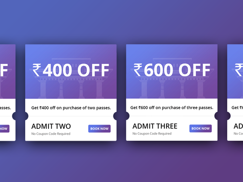 Discount Coupon smit college alumni meet alumni gradient cards coupon