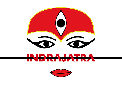 Indrajatra culture festival illustration indrajatra jojolapa kumari newar pradhan sikkim sikkim newar guthi vector