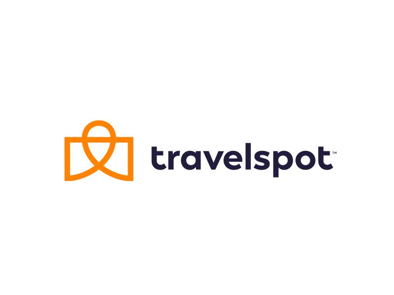 Travelspot logo after effects animation bag brand branding logo logo design logo designer logomark logotype loop mark monogram motion motion graphics symbol travel travel agency