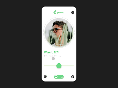 Peard - UI design android app animated ui animation app app animation branding dashboard dating app ios app logo love mobile app motion graphics social media ui ui animation ui ux ux web animation web design